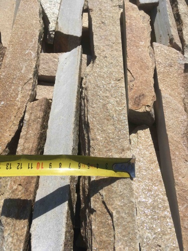 Горбушка златолит золотистый для облицовки купить в Троицке