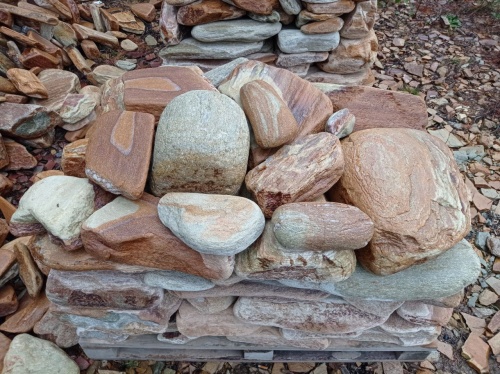 Златолит жёлтый, жёлто-зелёный глыбки и валуны для ланшафтного дизайна купить в Троицке