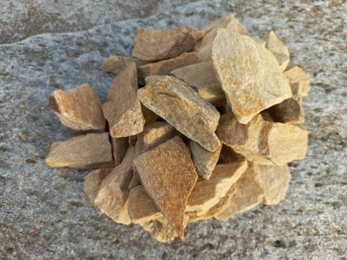 Златолит жёлтый декоративная каменная крошка купить в Троицке