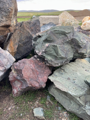 Камни для ландшафтного дизайна зелёные 10-60 килограмм купить в Троицке