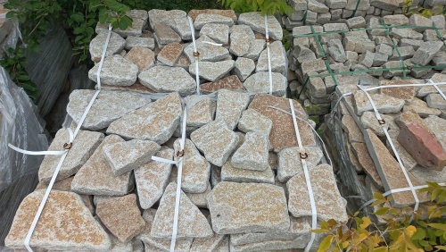 Гранитный плитняк галтованный для парковки купить в Троицке