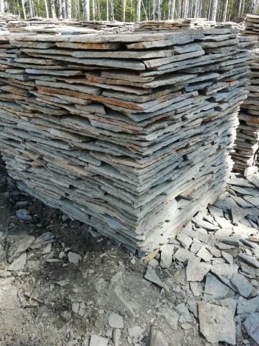 Плитняк златолит Уральский для цоколя, отмостки купить в Троицке